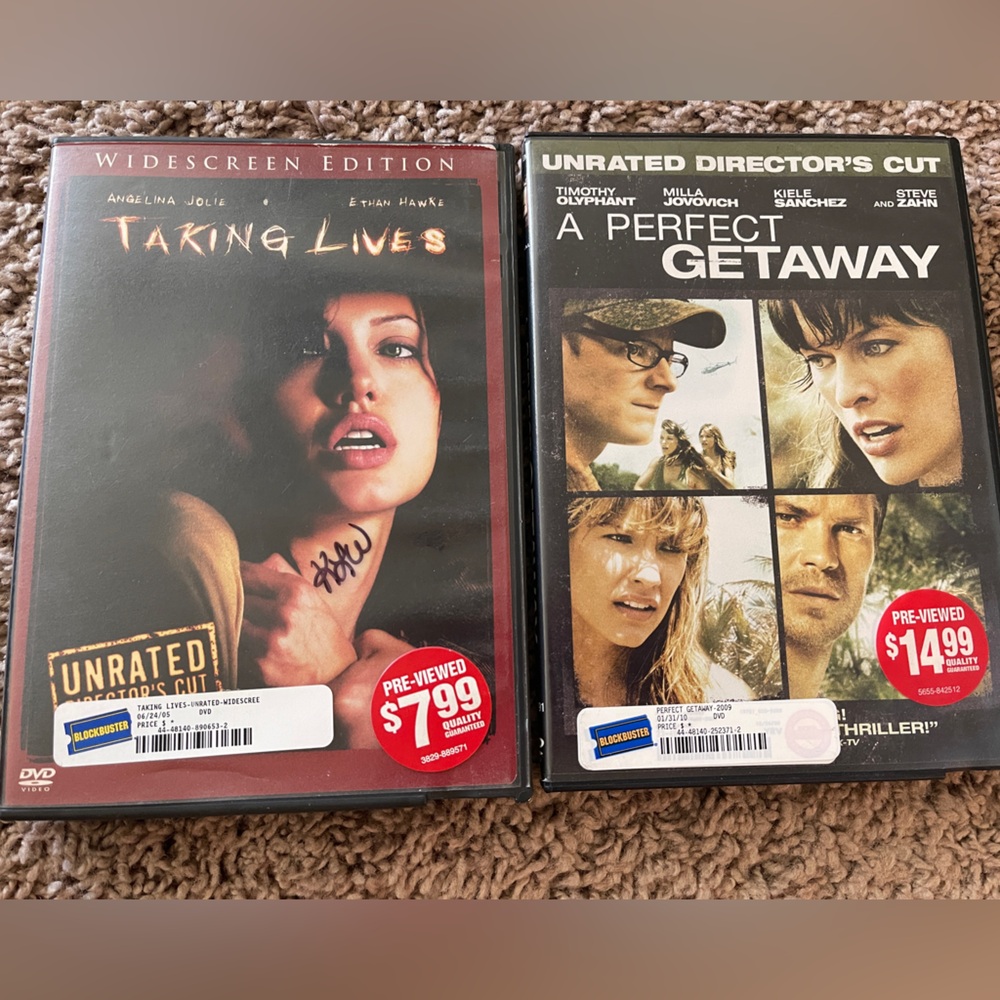 Unrated DVD Movie Set